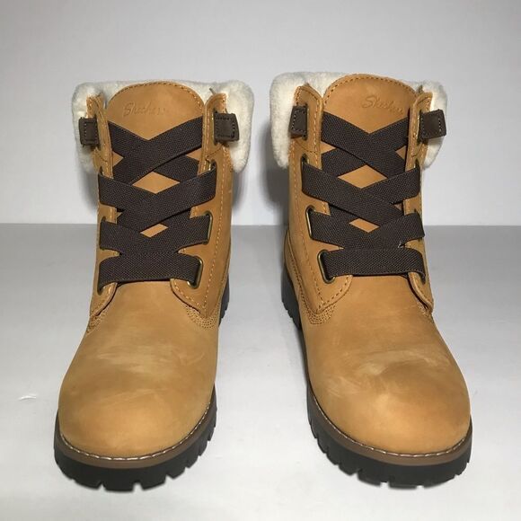 Skechers Cypress Big Plans Gored Lace Hiker Boots - Picture 4 of 8